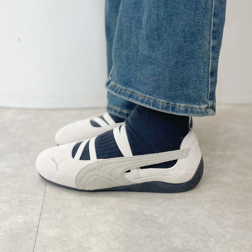 PUMA SPEEDCAT BALLET 米白 黑底 芭蕾舞鞋 休閒鞋 女鞋 401287-08