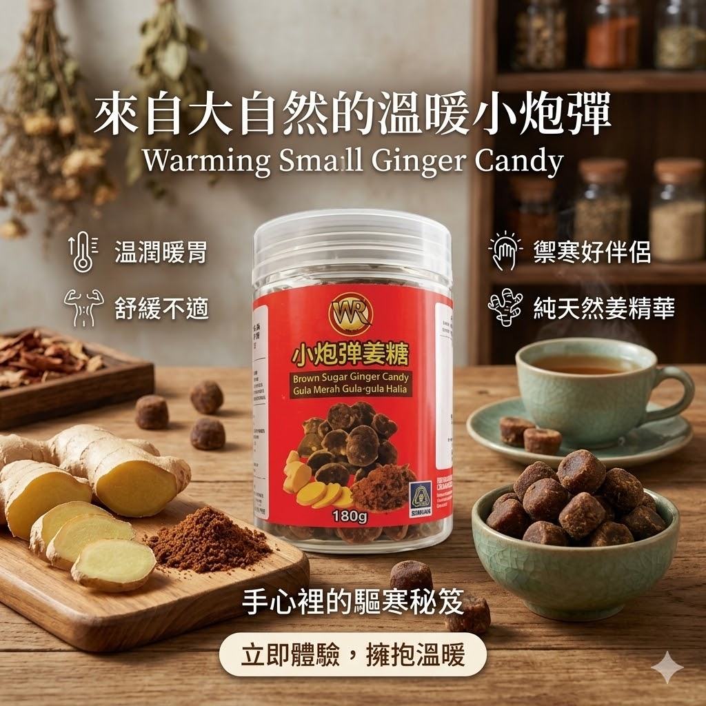 【直播】LX042420  文冬如意 小炮彈薑糖 180g