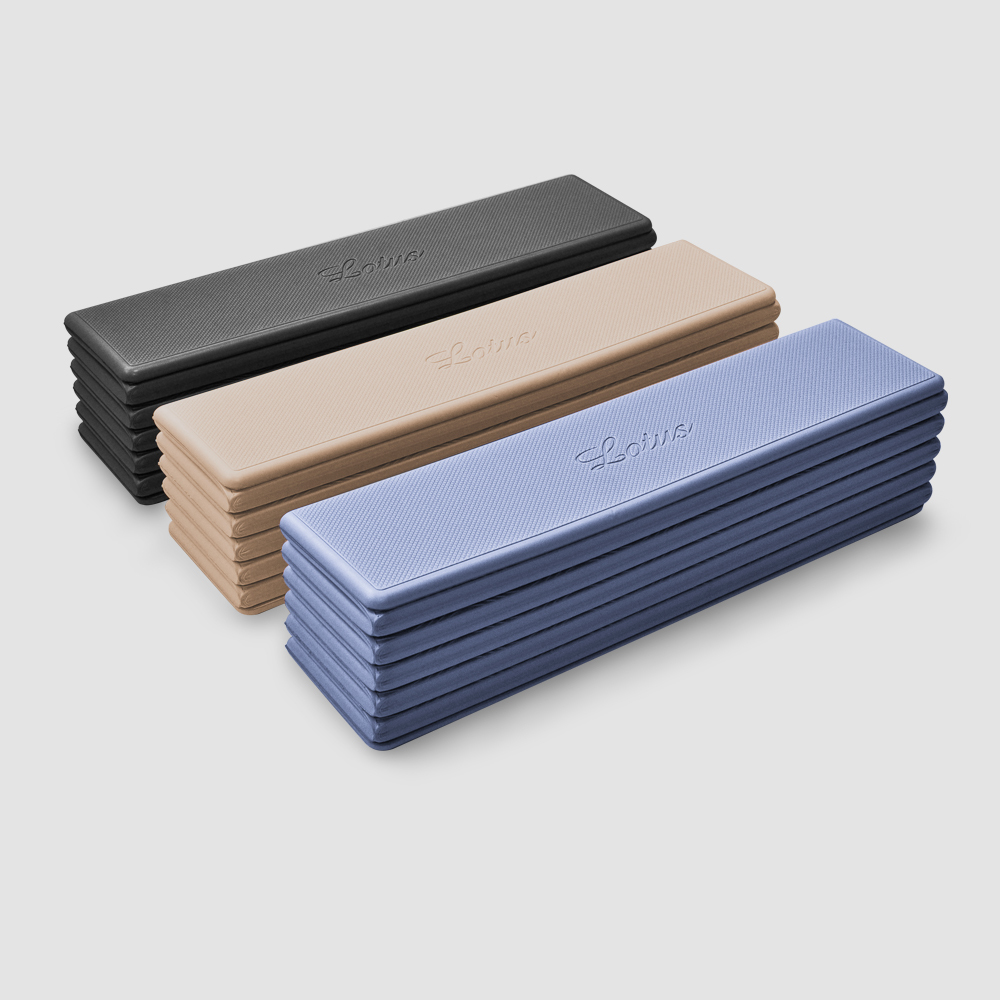 【LOTUS】台灣製加大加厚多功能摺疊健身墊12mm