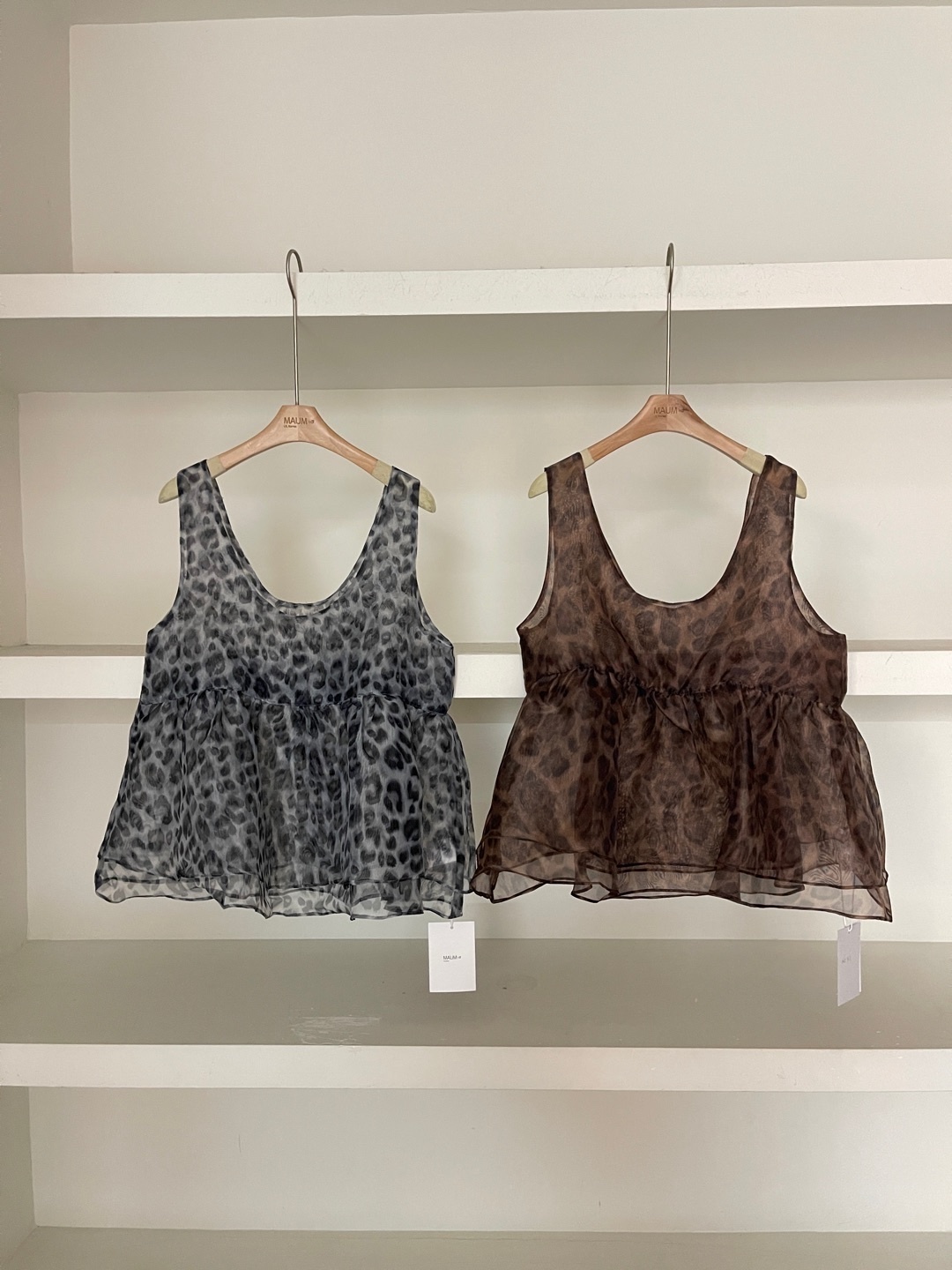 W00174豹紋外搭上衣