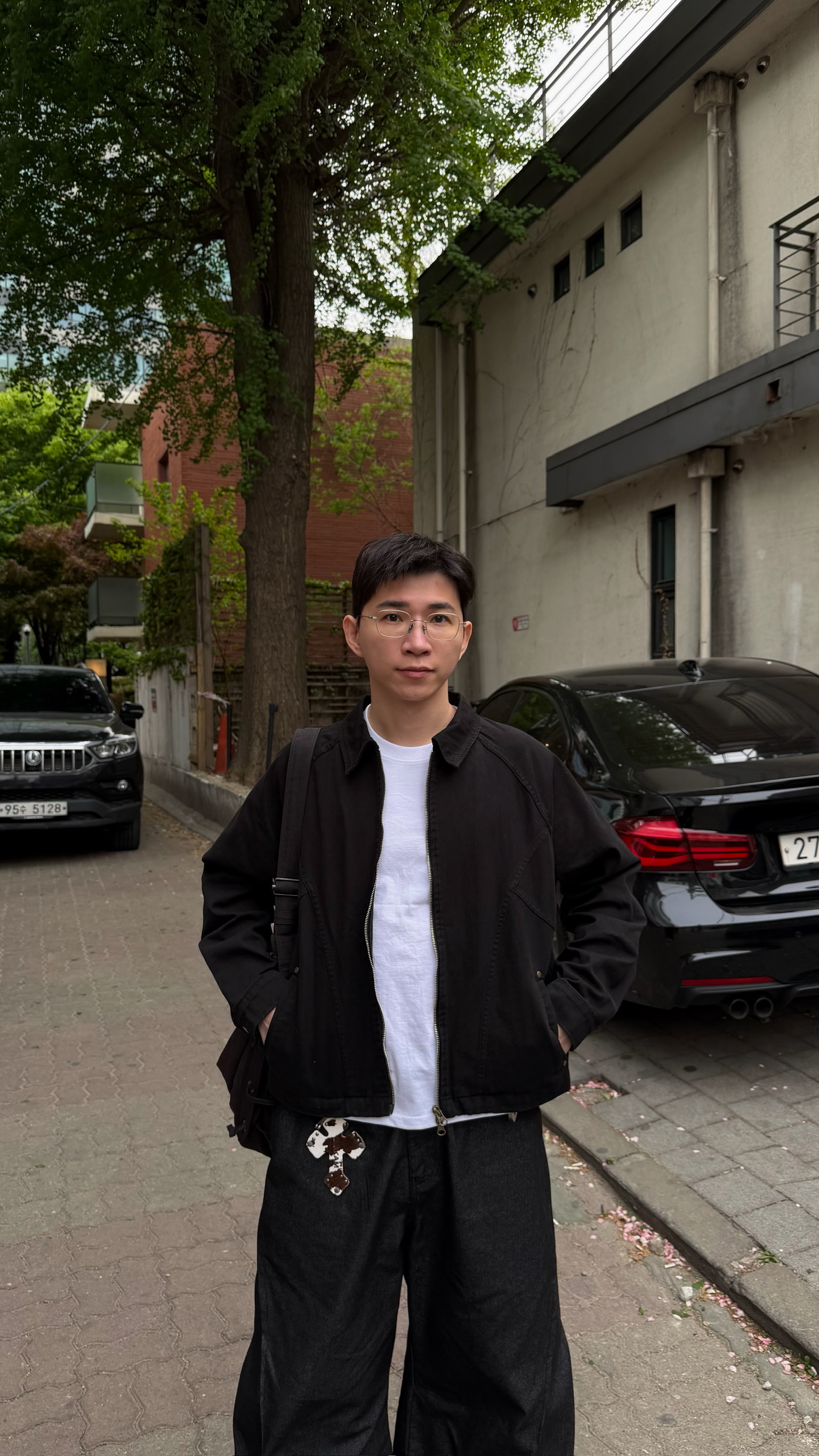 A14 短版丹寧薄外套