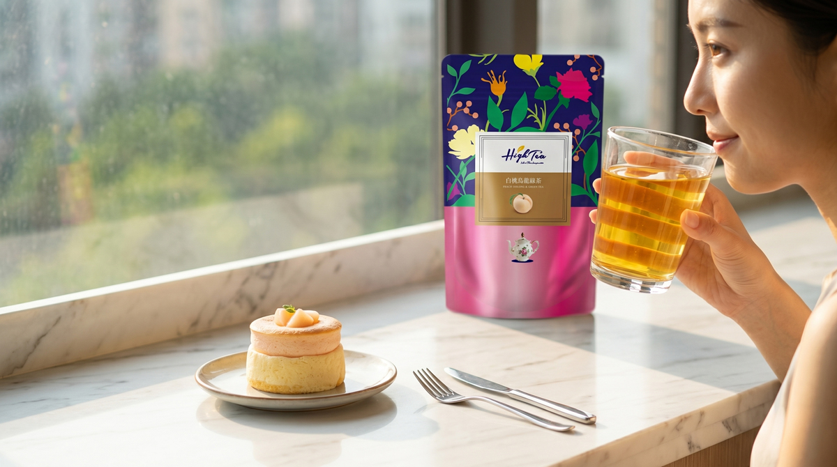 0卡甜點替代-白桃烏龍綠茶
