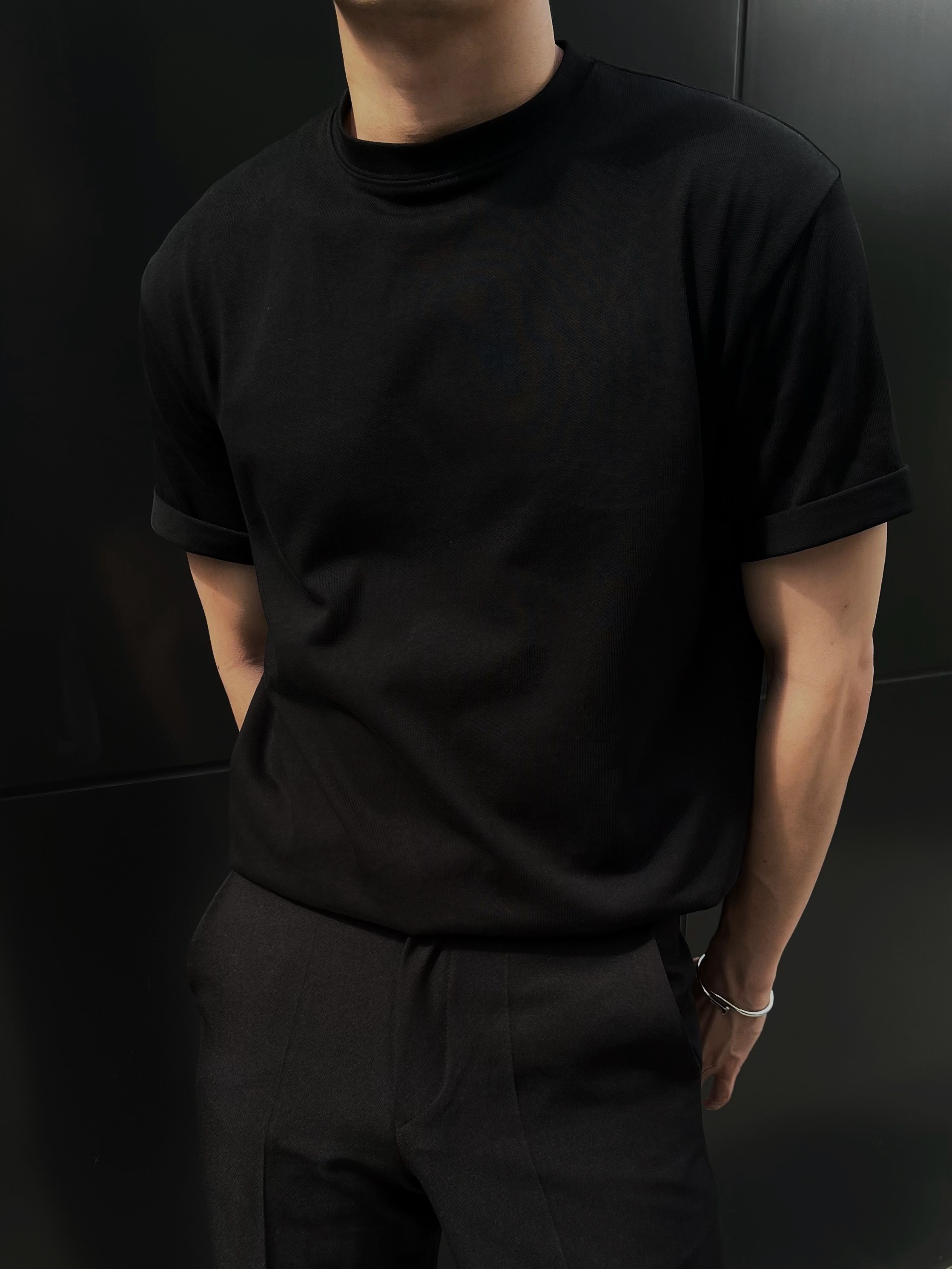 [1atm] 低領-反摺袖Tshirt project-052 design™ by 1atm