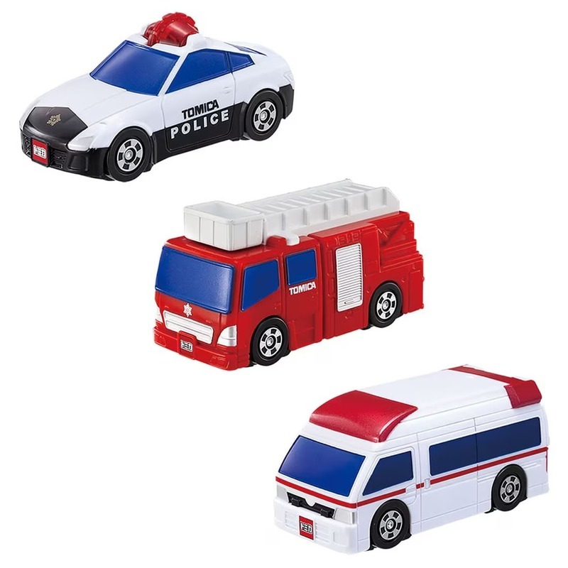 《 TAKARA TOMY 》 TOMICA 我的第一個TOMICA! 緊急車輛套組