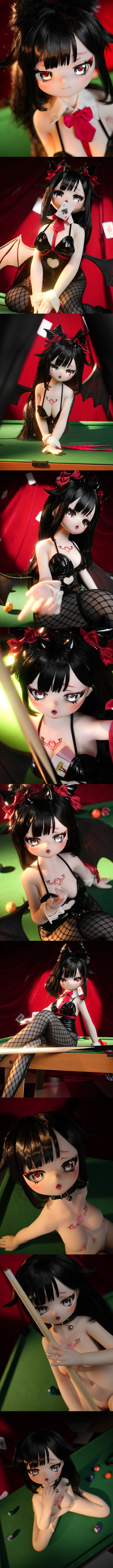 魔物姬娃娃 85cm 中胸 星雅 搪膠頭+矽膠身體 mwgirl acg cartoon anime silicone sex doll