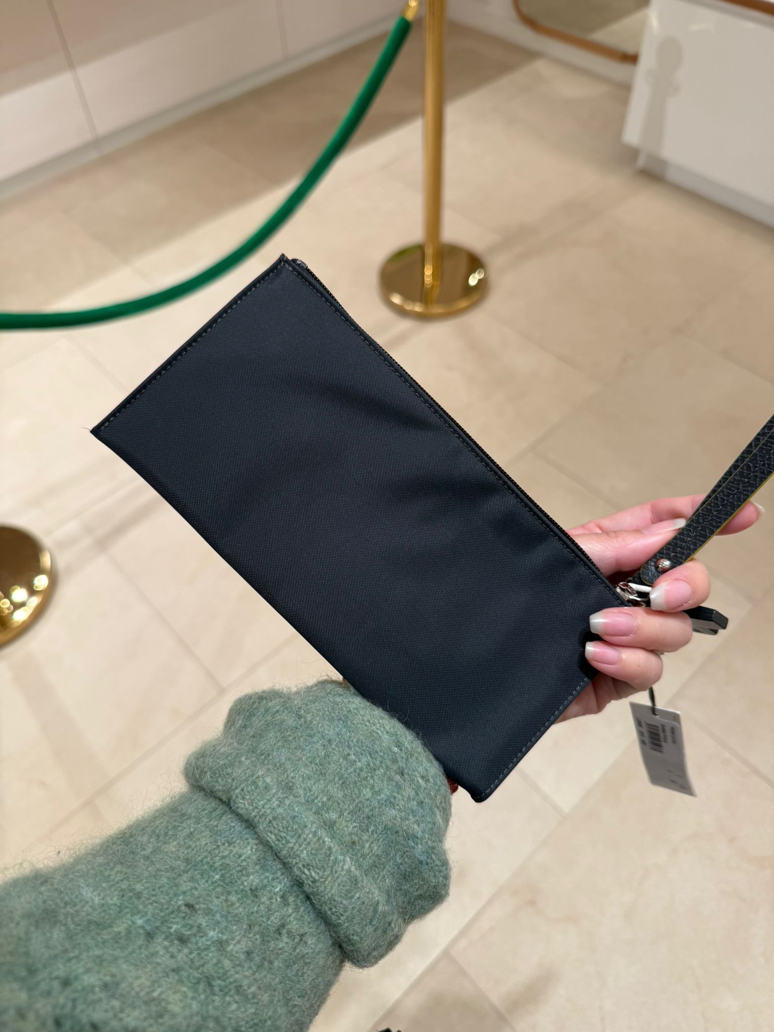 LYS01623 Longchamp pouch 深灰色