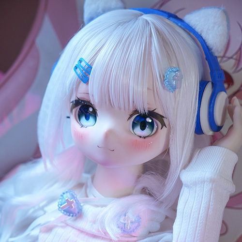 魔物姬娃娃 85cm 小胸 天使萌 搪膠頭+矽膠身體 mwgirl acg cartoon anime silicone sex doll