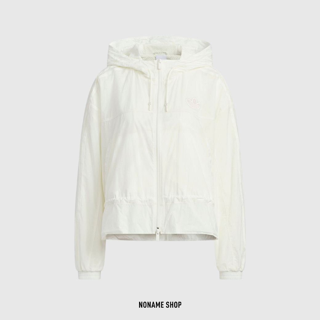 ADIDAS ORIGINALS 韓系 珍珠 收腰 連帽 防曬 防風 防潑水 外套 (女款)