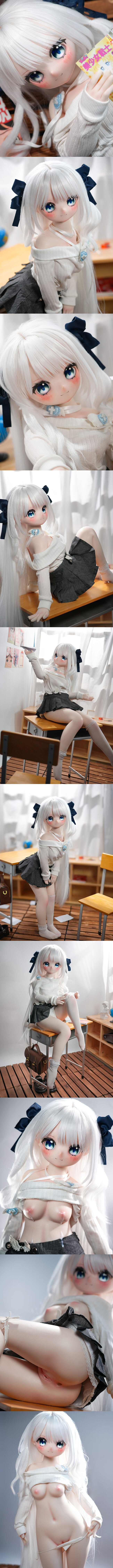 魔物姬娃娃 85cm 中胸 天使萌 搪膠頭+矽膠身體 mwgirl acg cartoon anime silicone sex doll