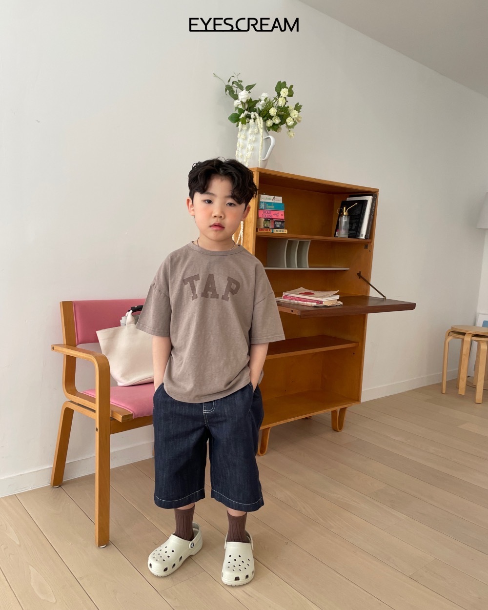 Eyescream 原色百慕達牛仔褲