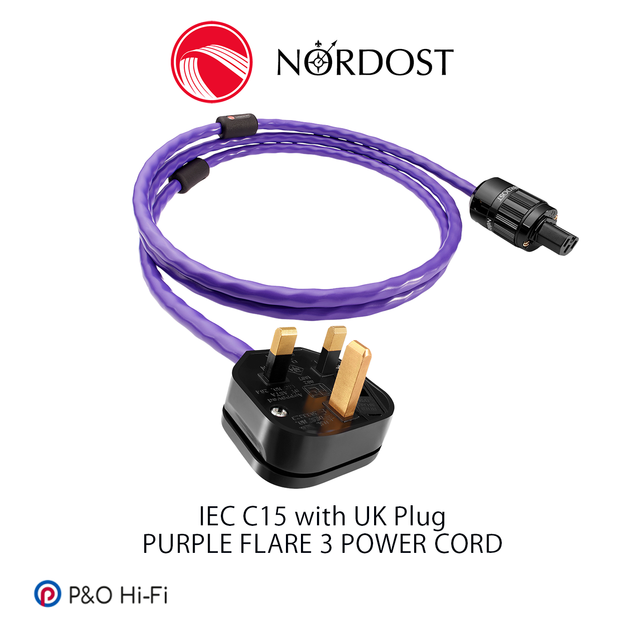 NORDOST PURPLE FLARE 3 電源線 (美式/英式)