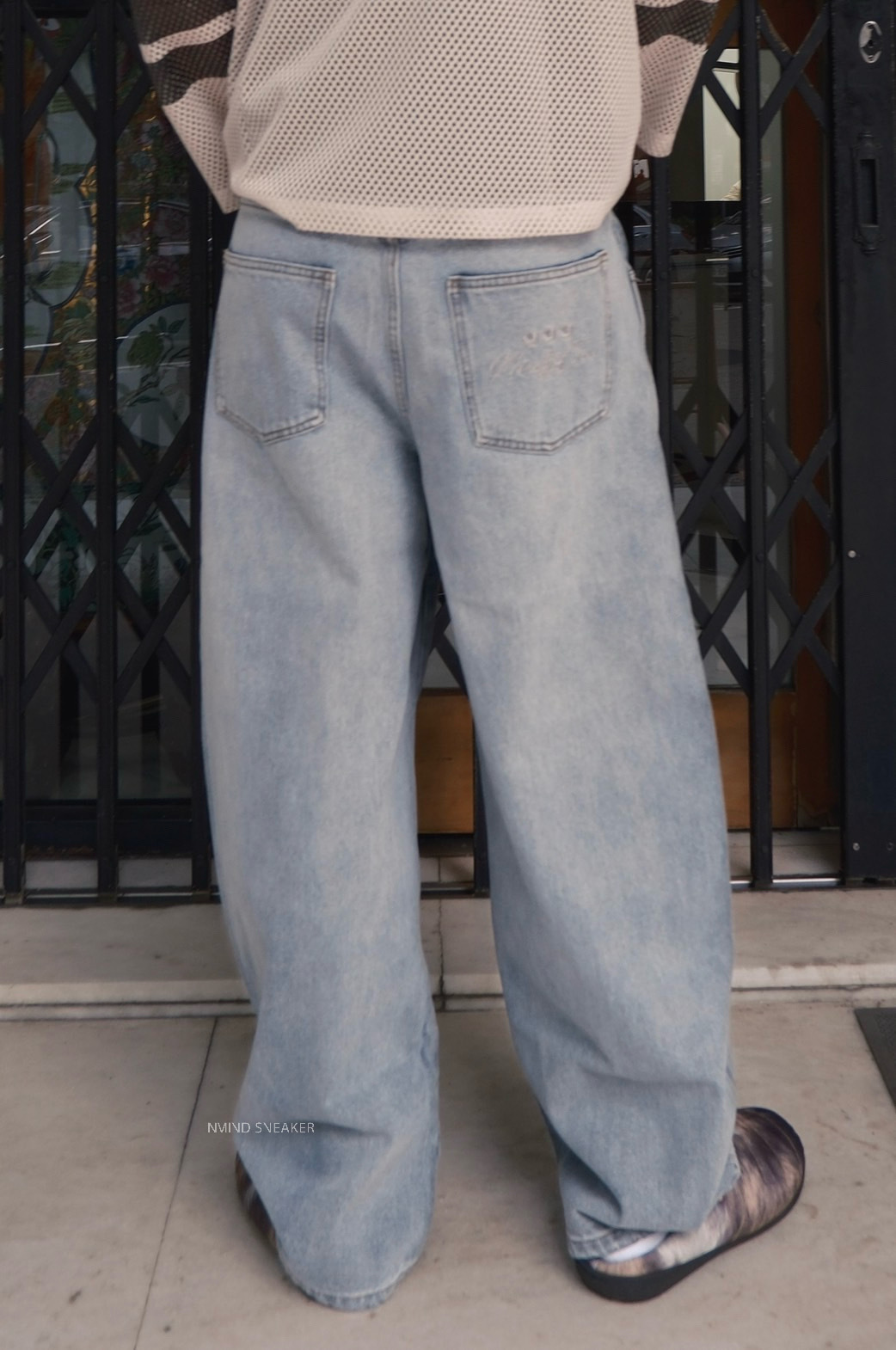 パンツ 9090 Bullet Logo Denim Buggy Pants M Bullet Logo Denim Buggy Pants – YZ