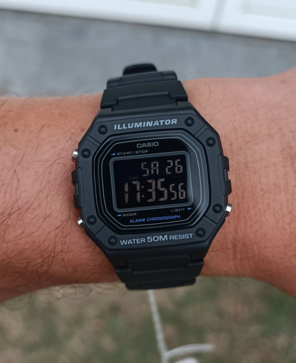 Casio W-218H-1B
