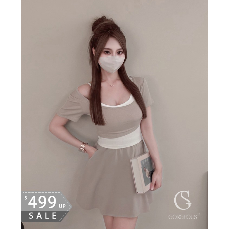 G2025 「1+1極彈真兩件BRA TEE」