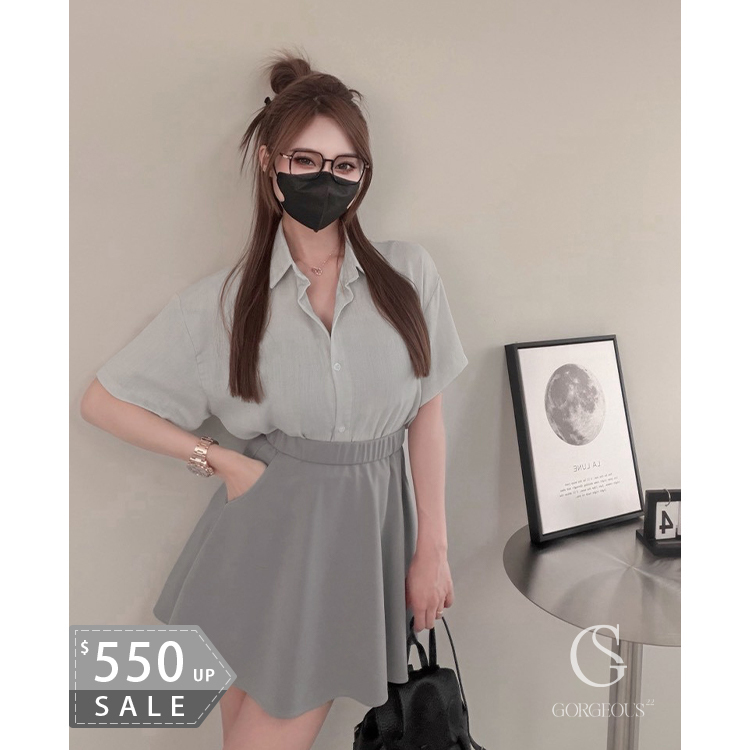 A127 「阻擋紫外線短袖襯衫外套(短版)」