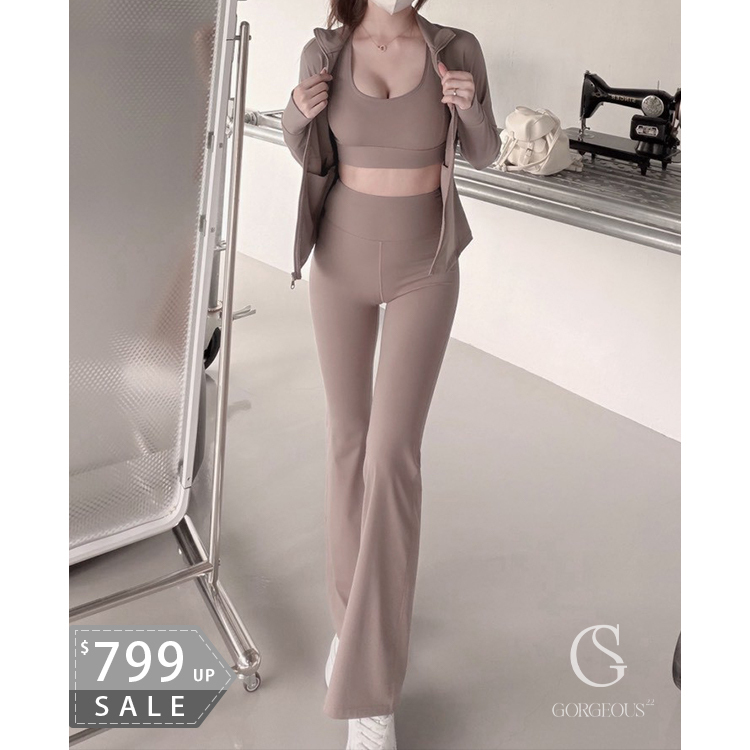 LE036 「Air Yoga'蜜臀長腿褲」