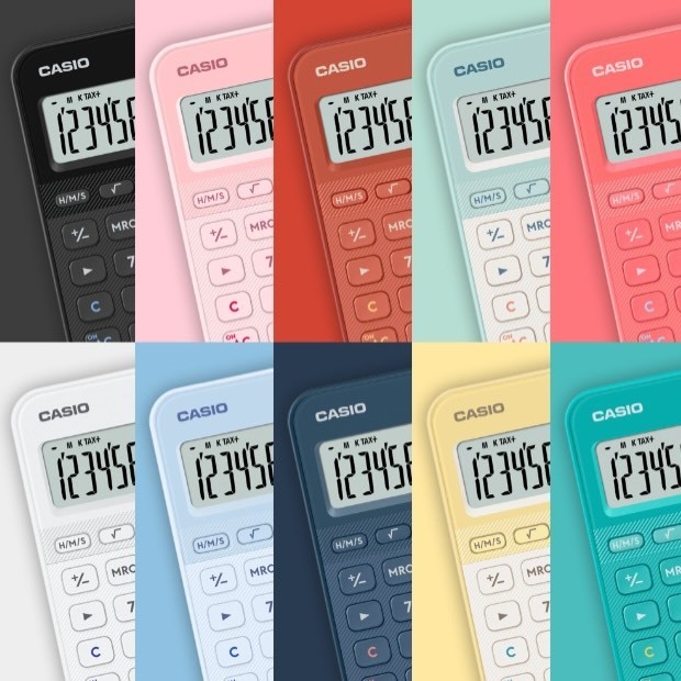 26年全新系列🏳️‍🌈Casio 計數機 MS-20YC (12位)