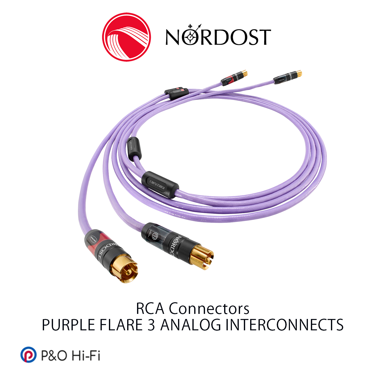 NORDOST PURPLE FLARE 3 模擬訊號線 (RCA/XLR)(一對)