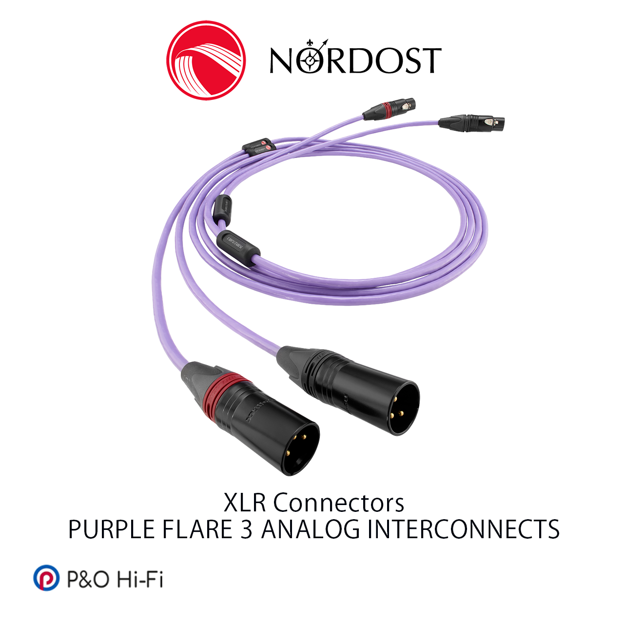 NORDOST PURPLE FLARE 3 模擬訊號線 (RCA/XLR)(一對)