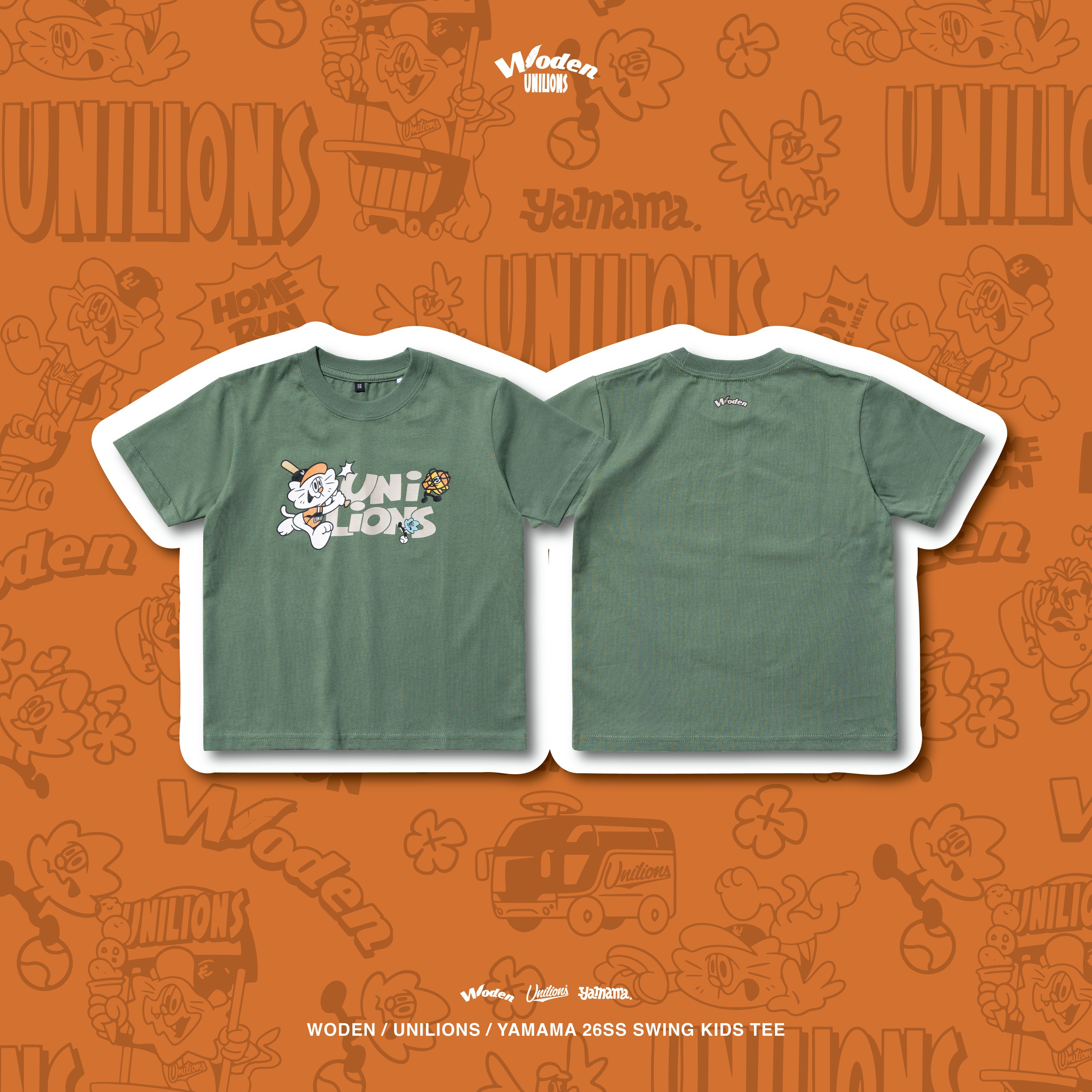 Woden 26SS 013 UIM x YAM Swing kid Tee