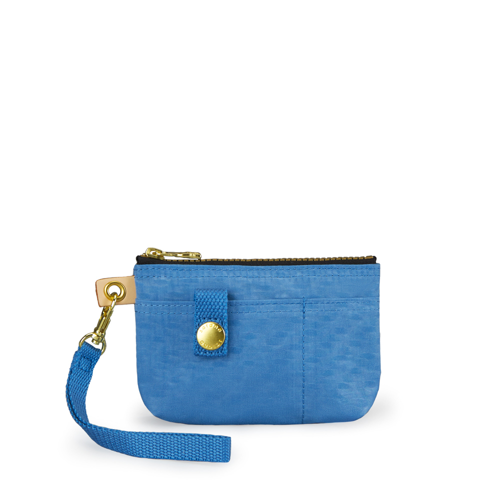 Soldier 實用拉鍊化妝包/零錢包-雲煙藍