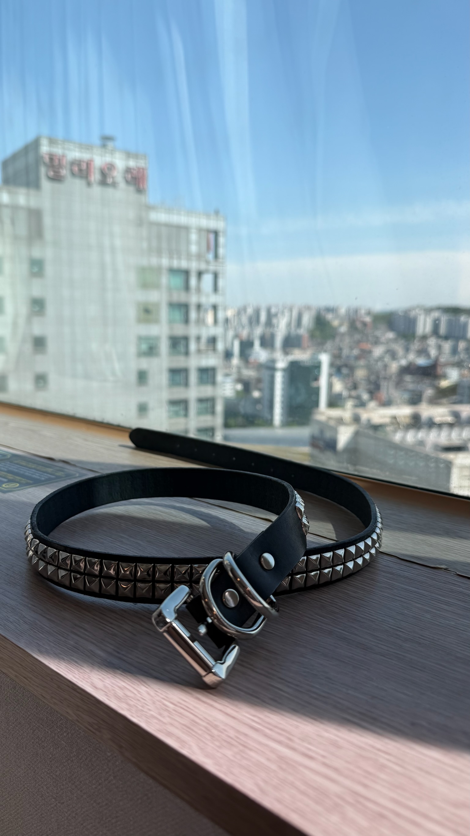 A23 牛皮卯釘皮帶