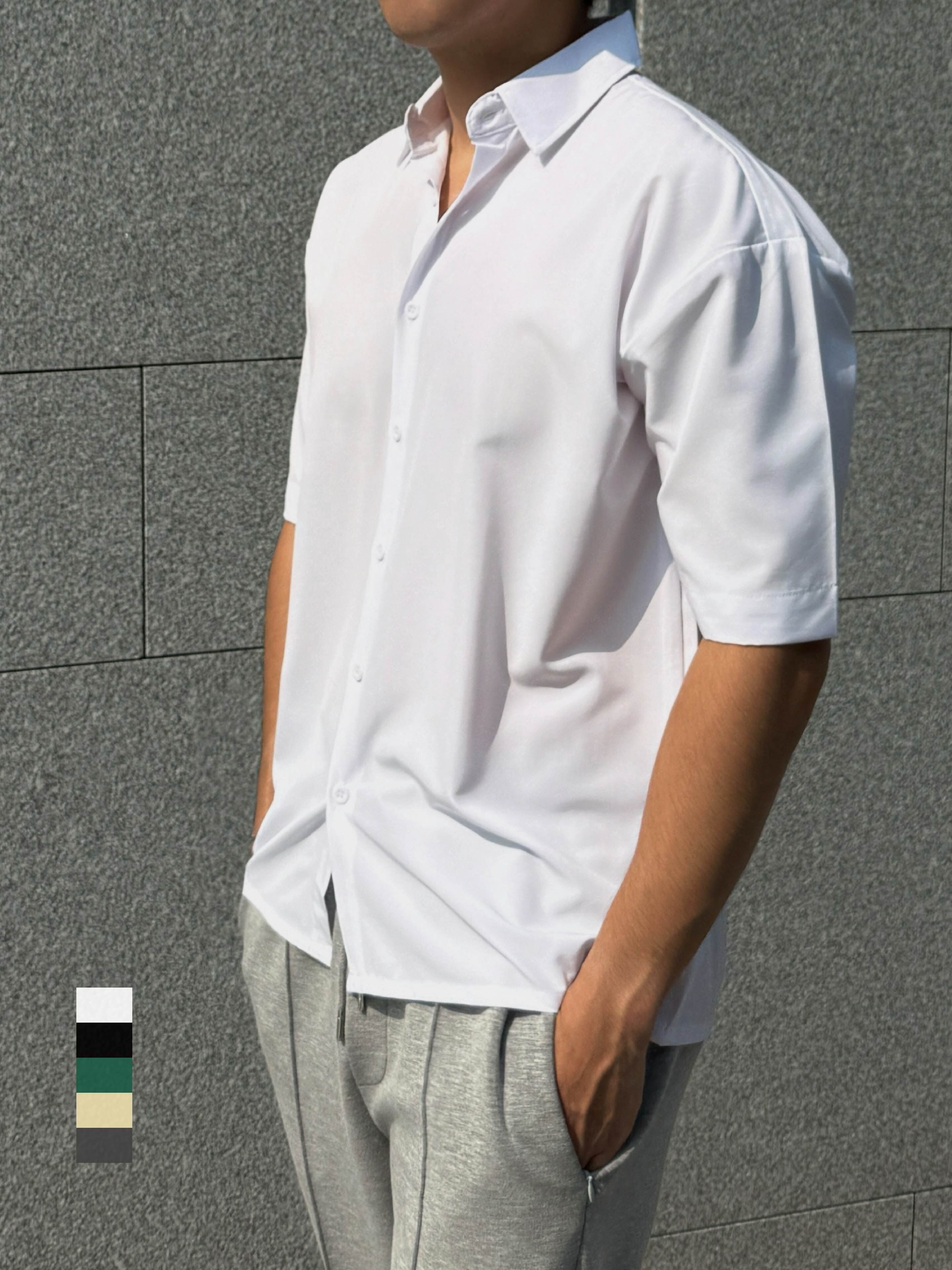 [1atm] 冰觸-涼感短袖襯衫 project-037 design™ by 1atm