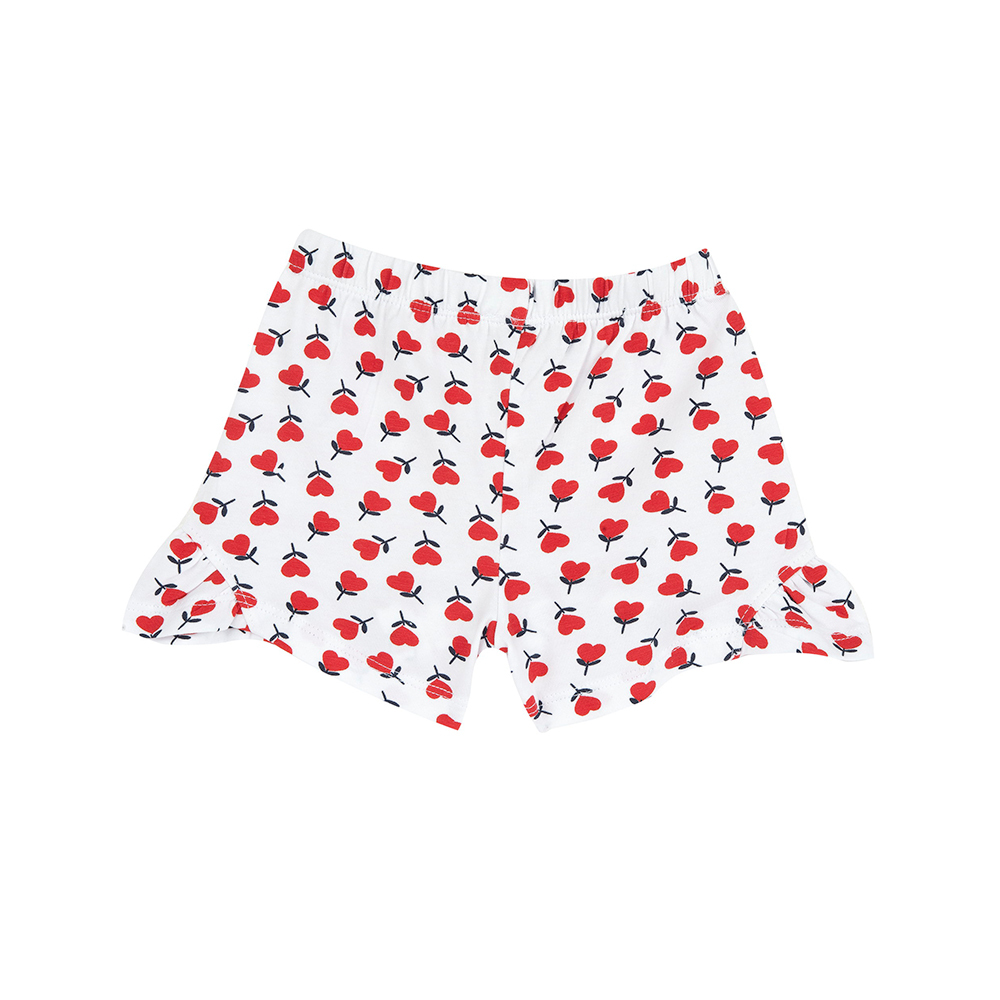 航海故事-滿版愛心花朵褲裙