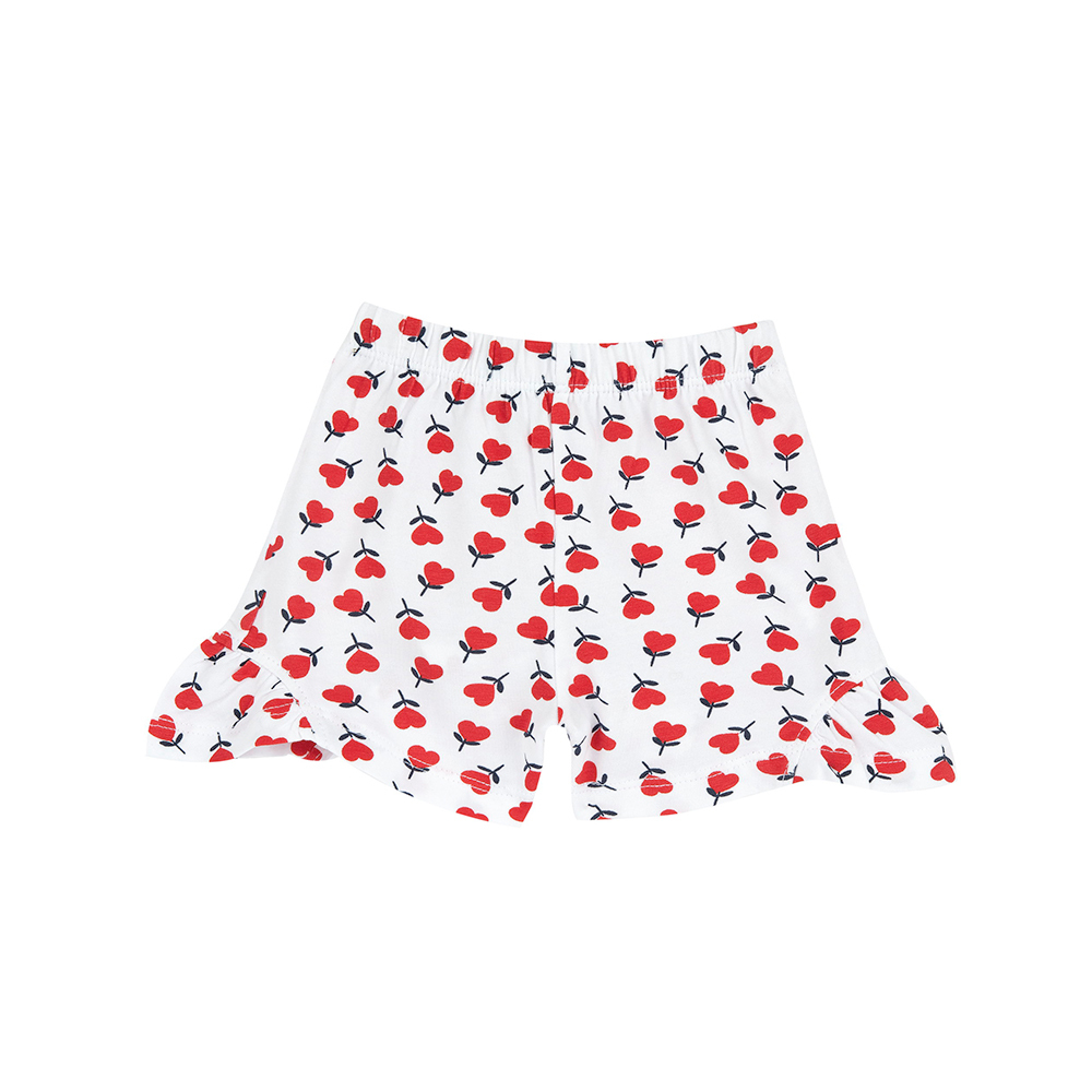 航海故事-滿版愛心花朵褲裙