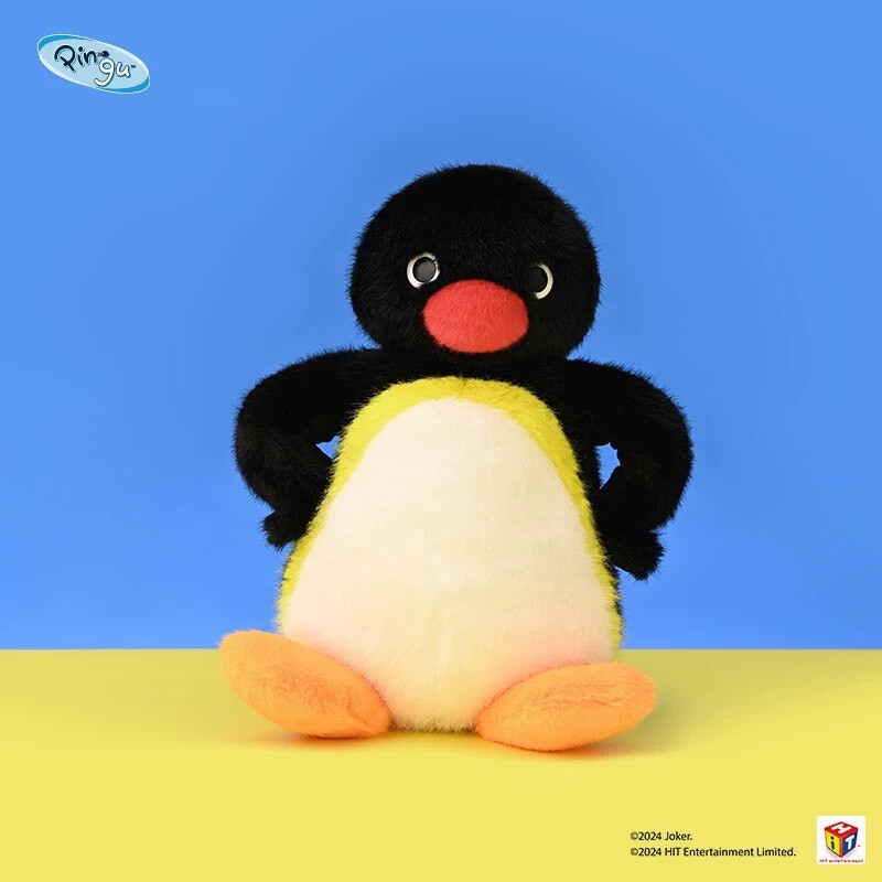 PINGU 企鵝家族 超能力系列 炸毛鵝 玩偶