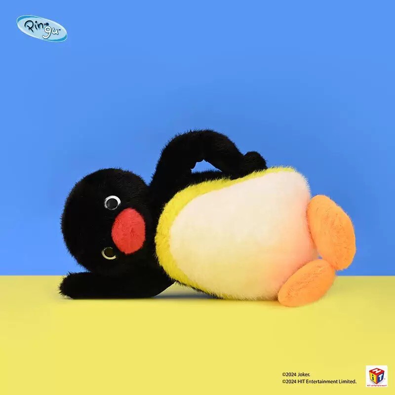 PINGU 企鵝家族 超能力系列 炸毛鵝 玩偶