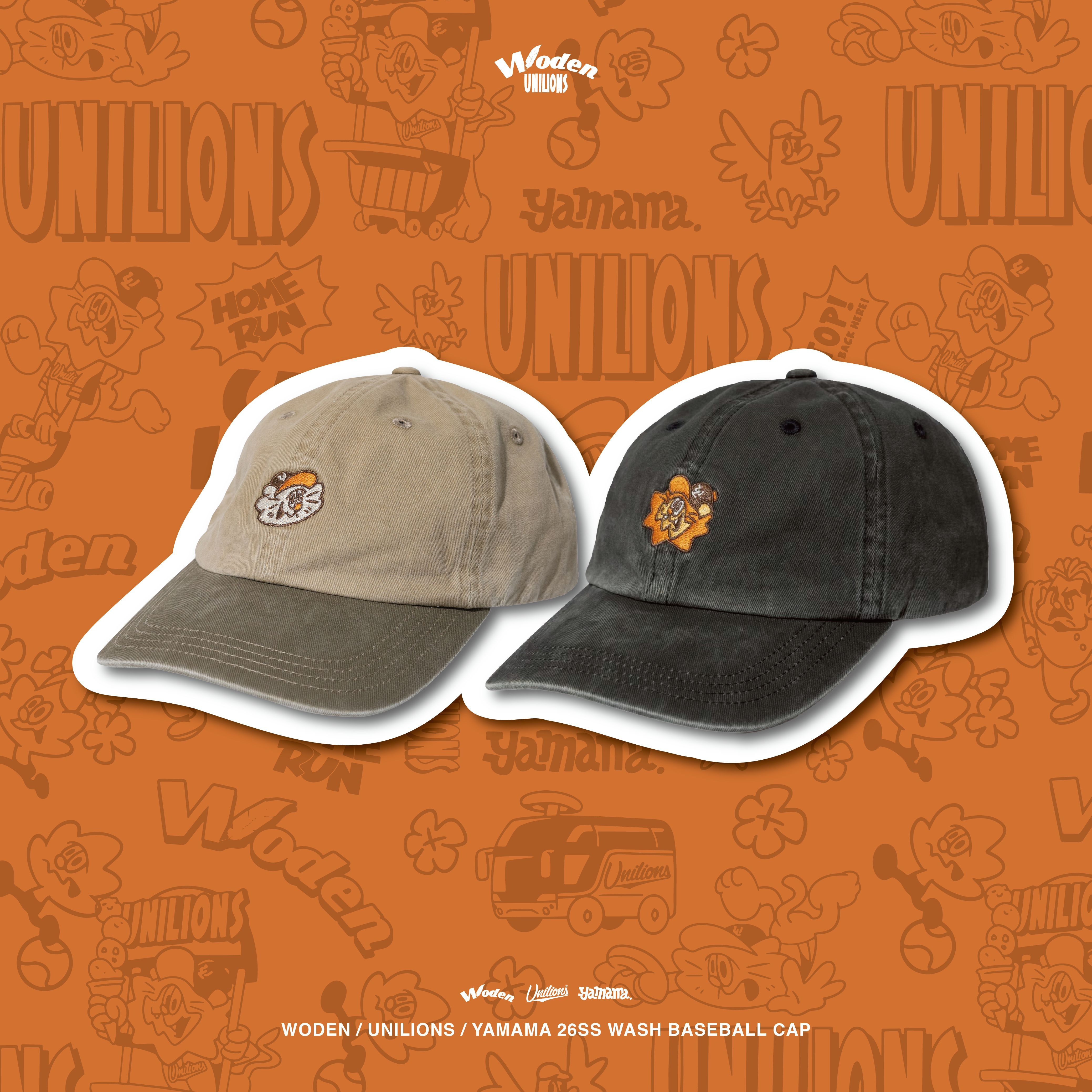 WODEN 26SS 017 UIN x YAM Wash Baseball Cap