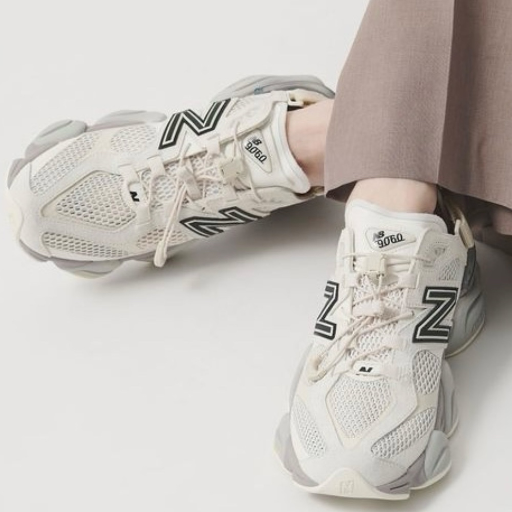 NEW BALANCE 9060 燕麥牛奶 米白 涼鞋 穆勒鞋 休閒鞋 日本限定 U90609IH