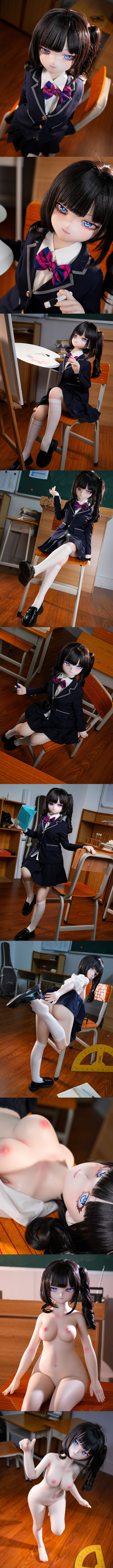 魔物姬娃娃 115cm 中胸 雪祈 搪膠頭+矽膠身體 mwgirl acg cartoon anime silicone sex doll