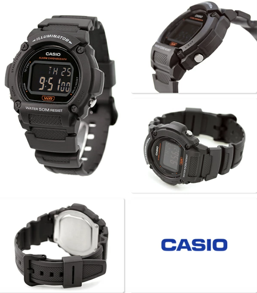 Casio W-219H-8B