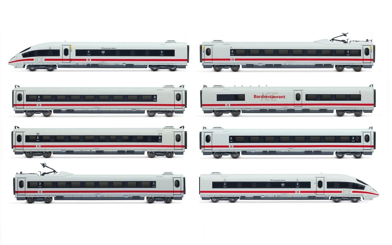 Arnold HN2612 N規 DB AG 八節編組高速列車 ICE 3 403 型（全新改款），第六集