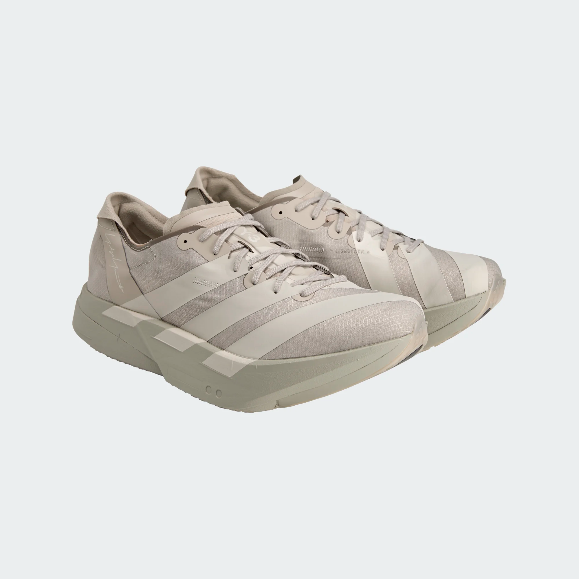 【 Y-3 ADIOS PRO 4 SHOES 頂級跑鞋 - 奶茶 】