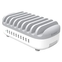 ORICO 10 Ports 120W USB Smart Charging Station with Phone & tablet Stand [DUK-10P]