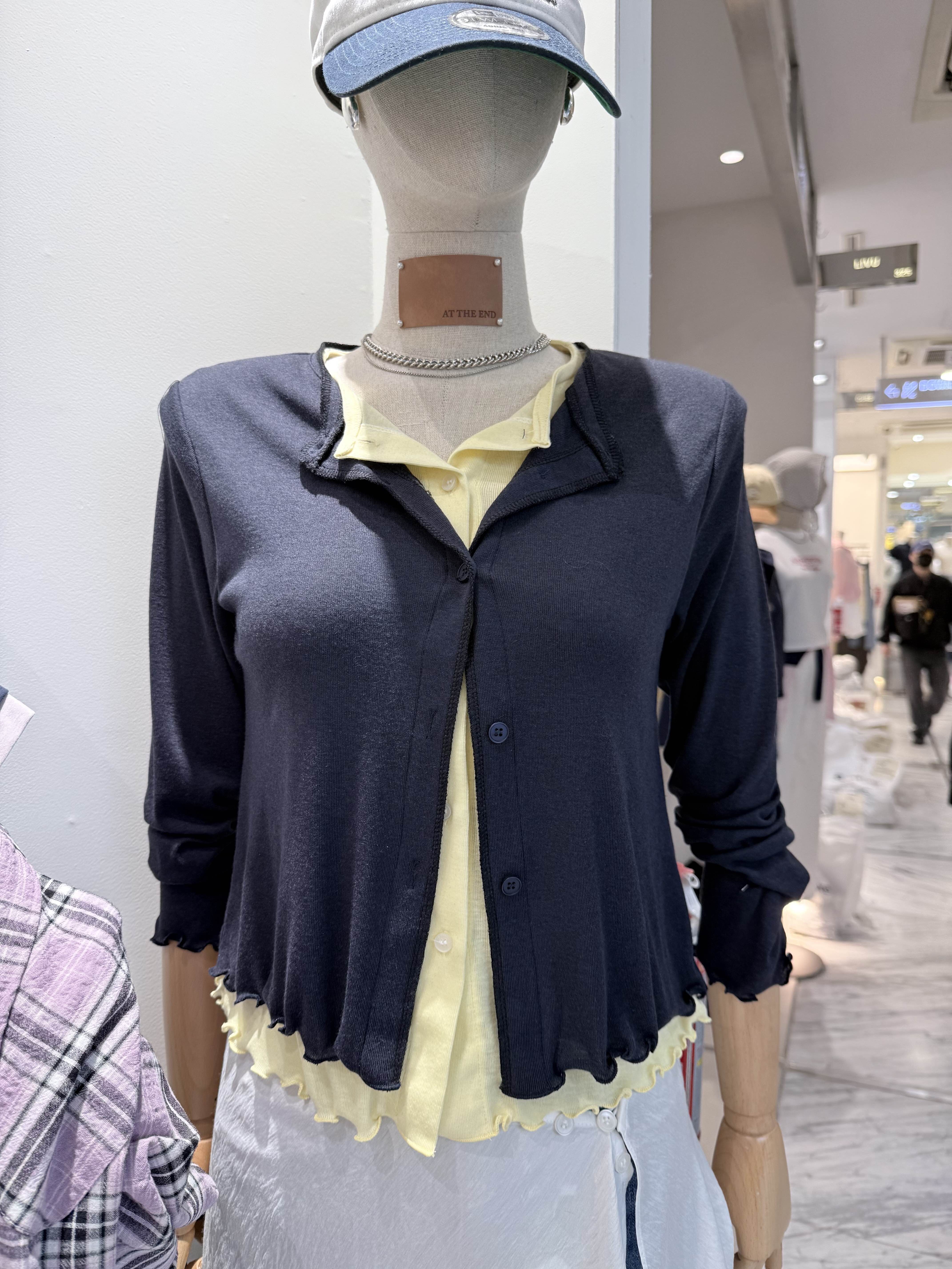 WW2638 2-layer Cardi