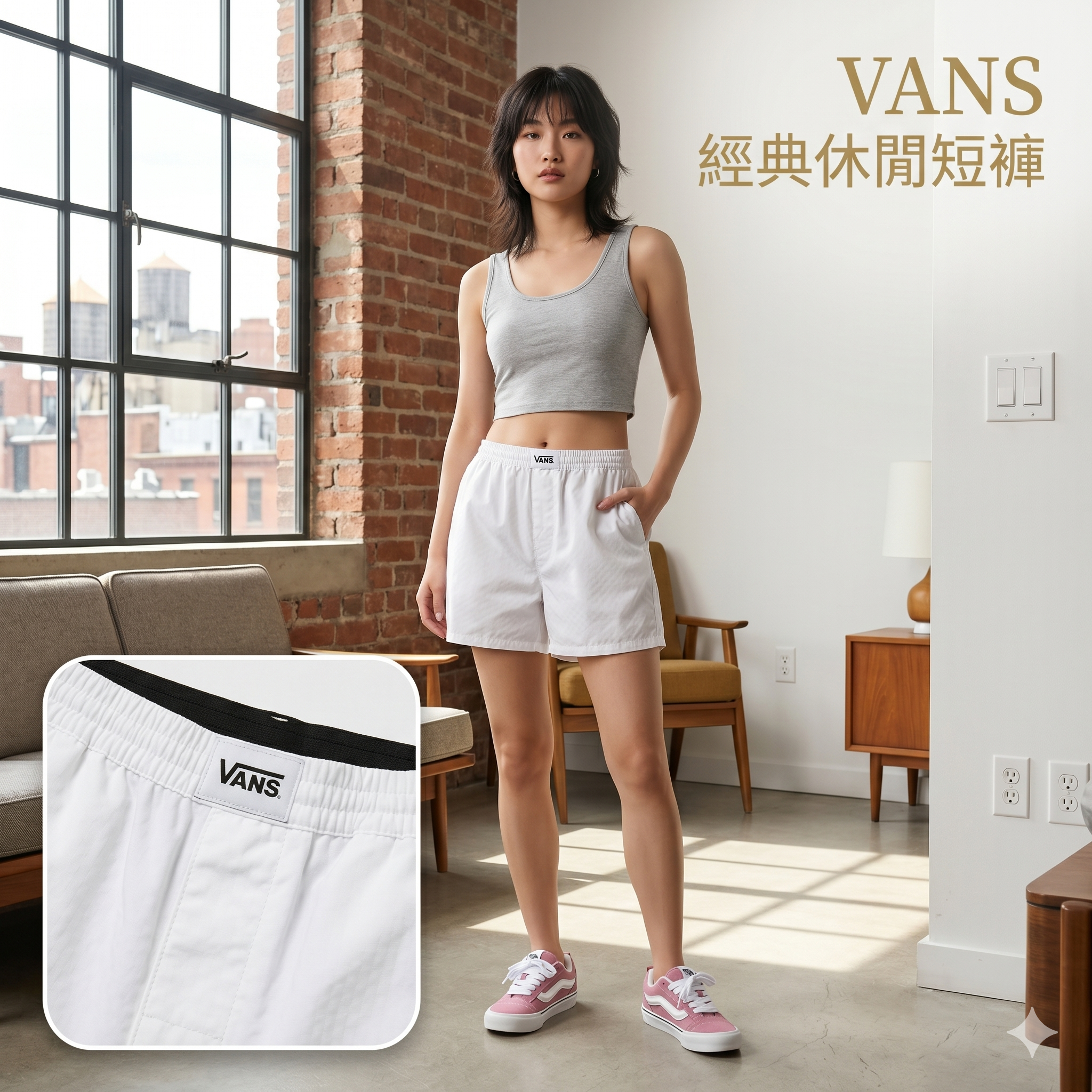 【預購】H0424110  Vans  女裝短褲