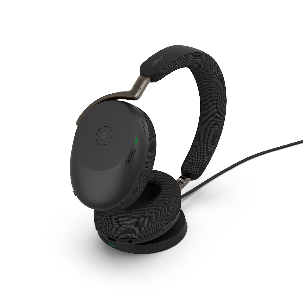 【Jabra】Evolve3 85 MS 旗艦級商務包耳式藍牙耳機 精裝版(含充電版配件)
