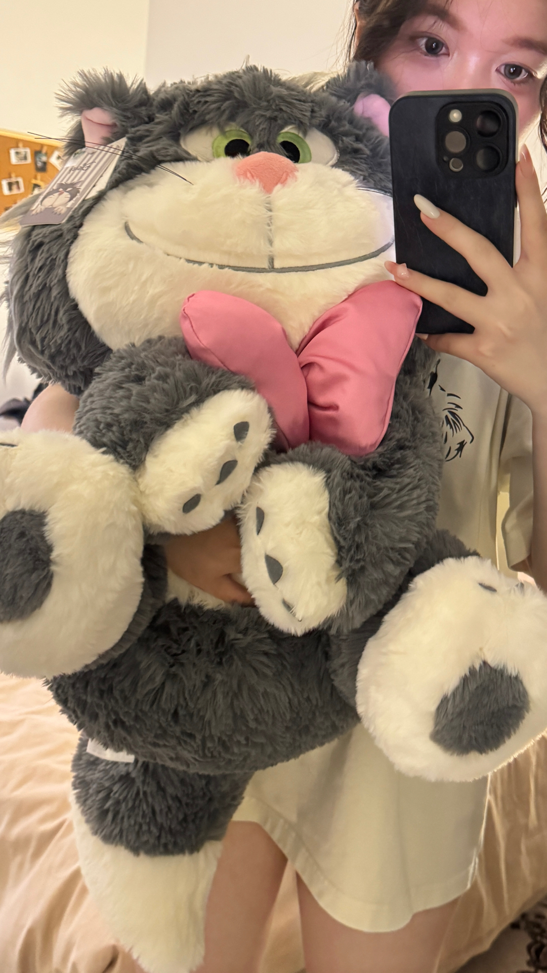 代購-『正版授權』Zoobies x Disney迪士尼 路西法 貓 玩偶 毛絨公仔 45cm (兩款)