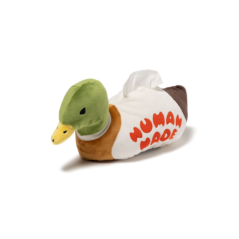 2026SS HUMAN MADE DUCK PLUSH DOLL TISSUE CASE 鴨子 布偶 面紙盒 現貨 HM29GD150