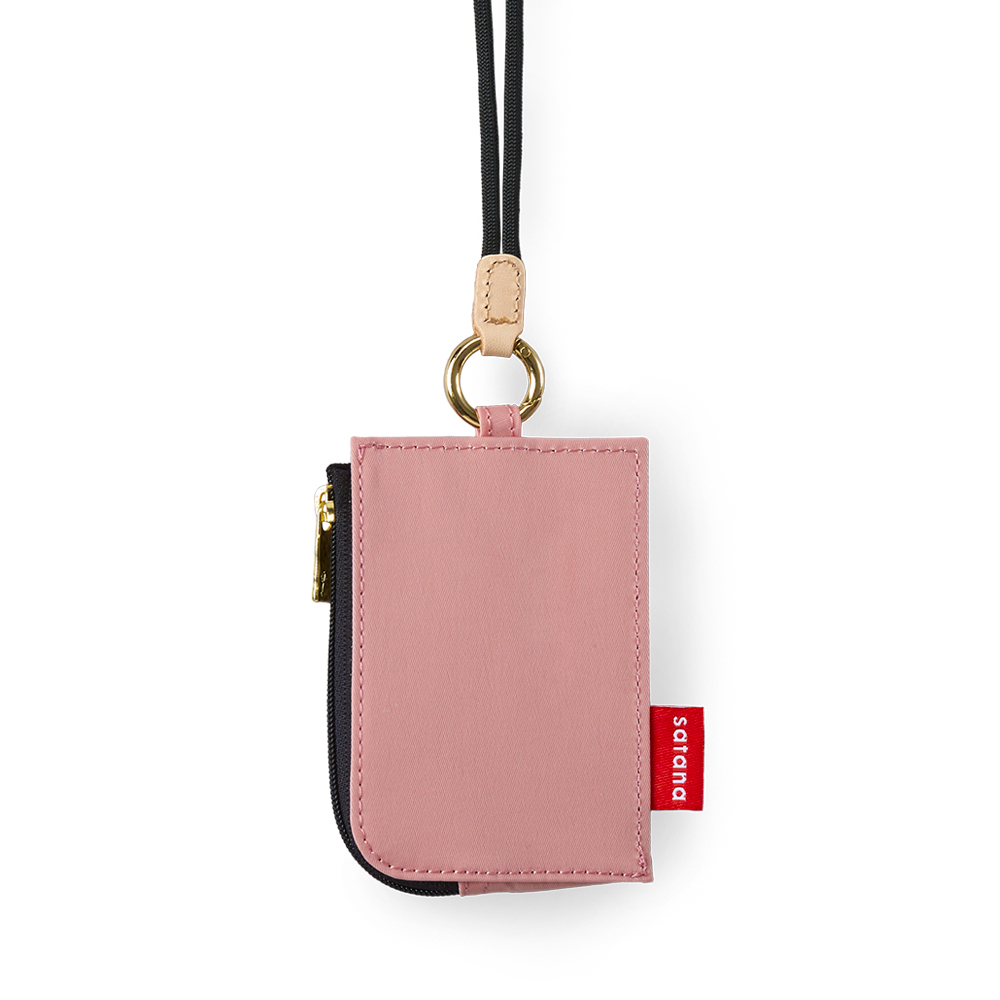 Soldier 趣淘證件零錢包-霧櫻粉