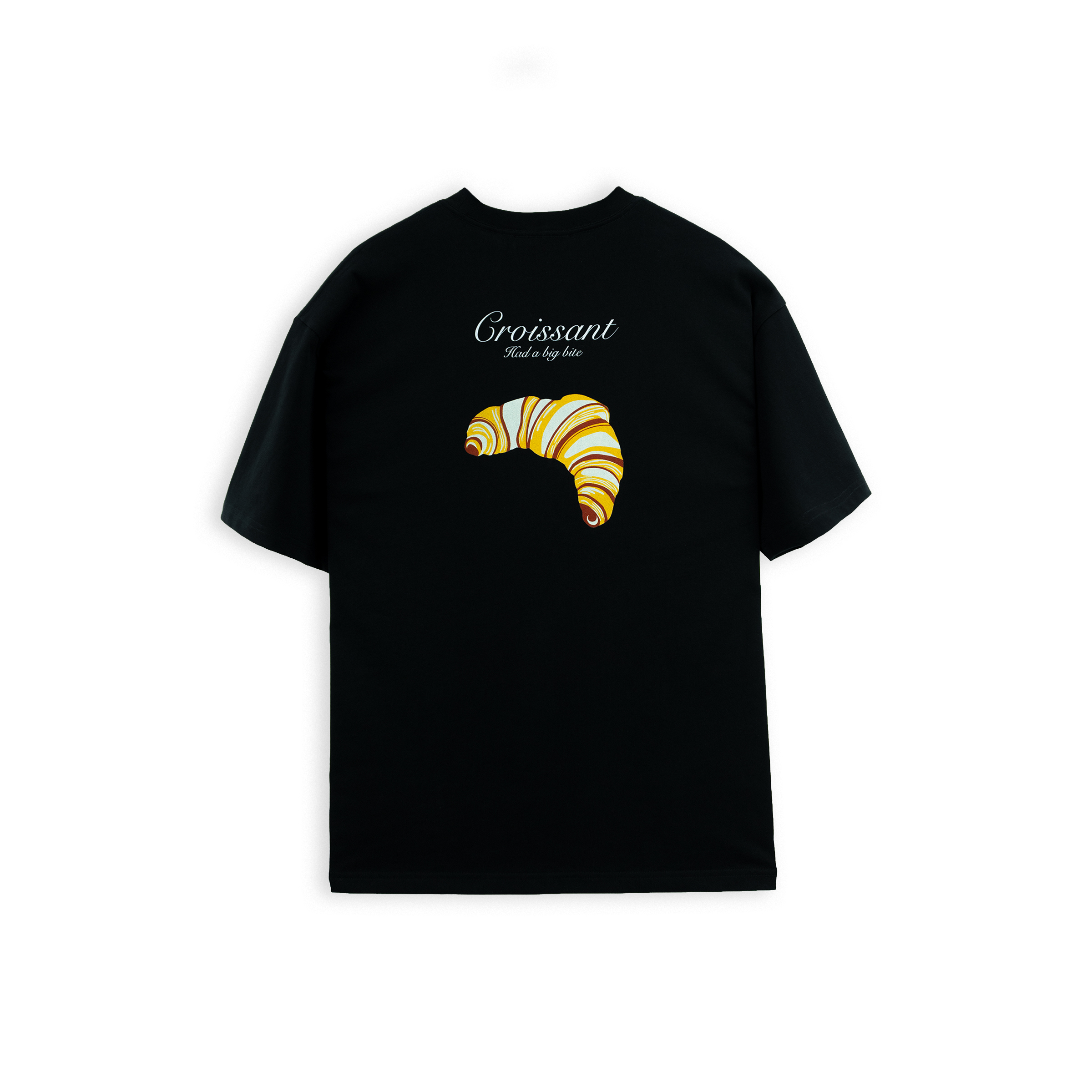 Croissant Tee - Black