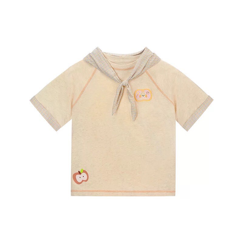 達菲 Duffy 與好友們 小小自然探險家系列 可琦安 餅乾 CookieAnn 造型領子 短袖 上衣 -上海迪士尼樂園