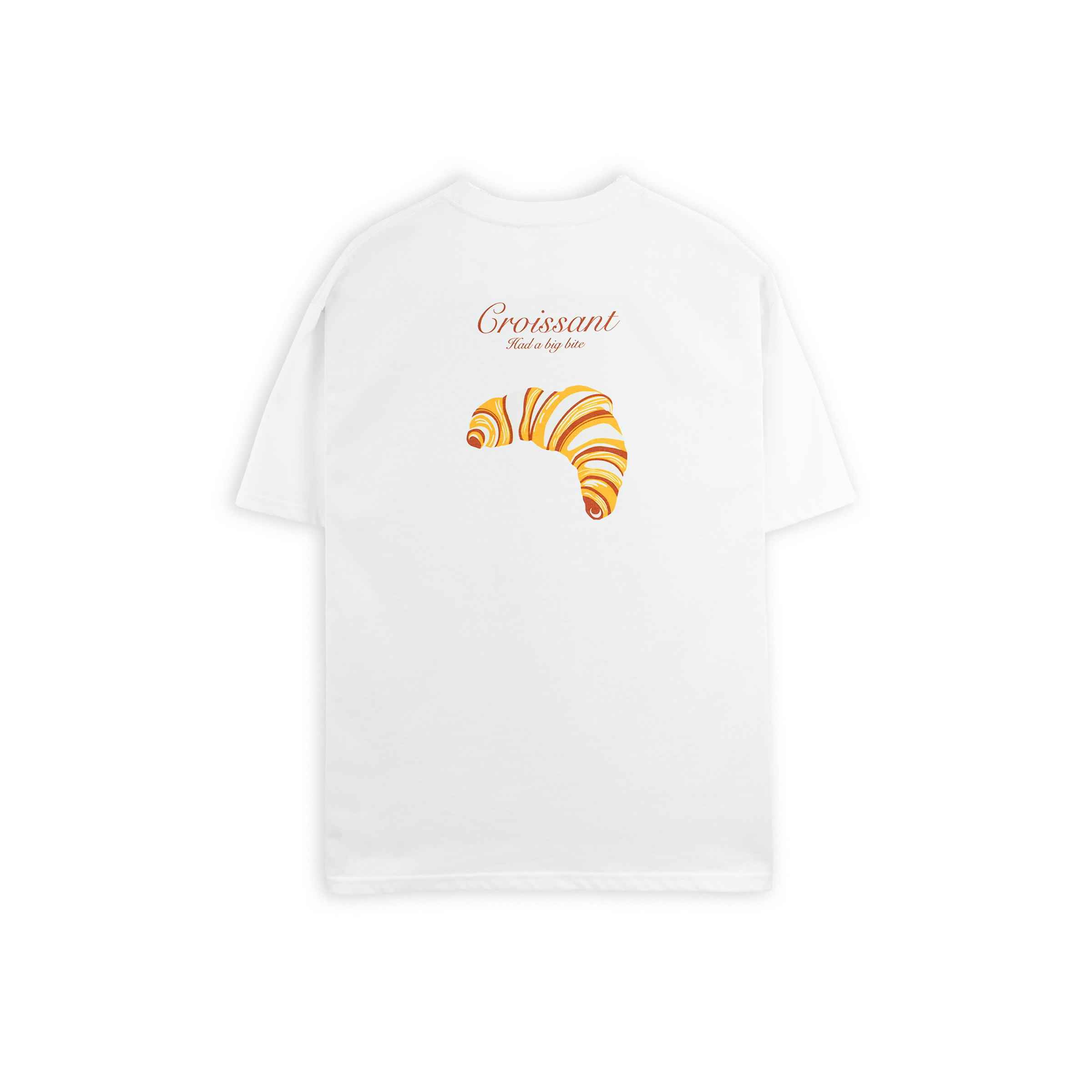 Croissant Tee - White