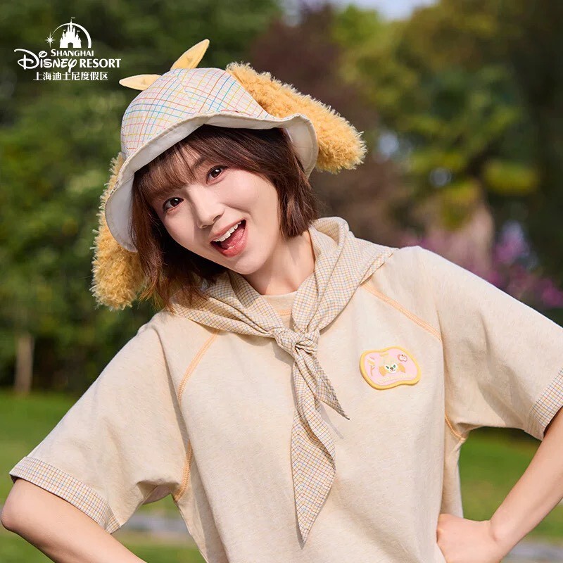 達菲 Duffy 與好友們 小小自然探險家系列 可琦安 餅乾 CookieAnn 造型 漁夫帽 帽子 -上海迪士尼樂園