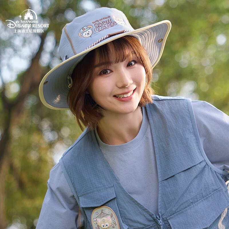 達菲 Duffy 與好友們 小小自然探險家系列 造型 漁夫帽 帽子 -上海迪士尼樂園