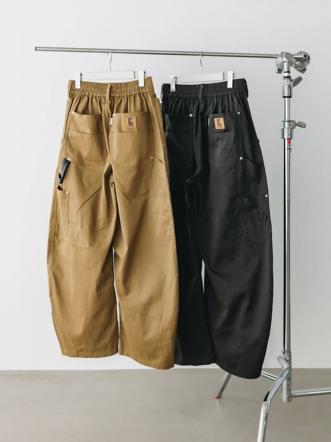 【CLESSTE】0425-0426 大阪快閃 VINTAGE EFFECT DOUBLE KNEE CURVED WORKER PANTS